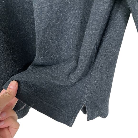 Vintage 90s Bachrach Long Sleeve Cotton Polo Shirt Neutral Size Large Retro - Picture 5 of 12